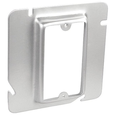 Southwire Box Cover, 1 Gang, Galvanized Steel, Ring and Raised Cover Type 61-5/8